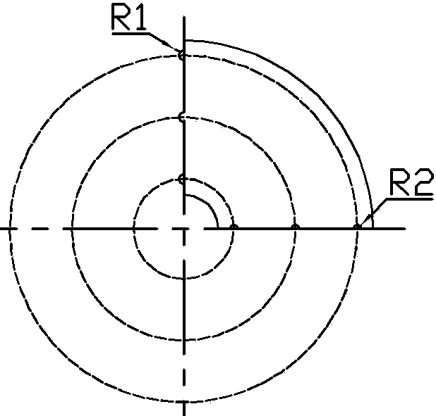 A bottom insulation structure of sapphire single crystal furnace