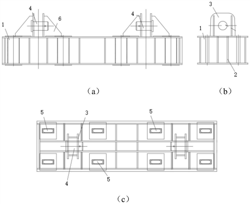 Method for processing, manufacturing and constructing prefabricated small box girder hanging bracket