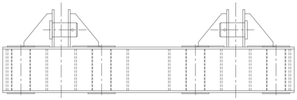 Method for processing, manufacturing and constructing prefabricated small box girder hanging bracket