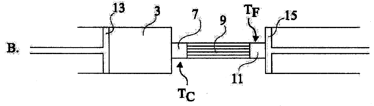 Heat exchanger structure and isothermal compression or expansion chamber