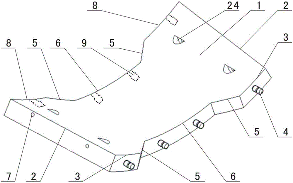 Dodecagonal segment for shield tunnel construction and segment lining structure