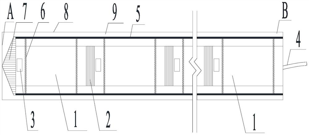 Shield tunnel surrounding rock deformation advanced monitoring structure and monitoring method