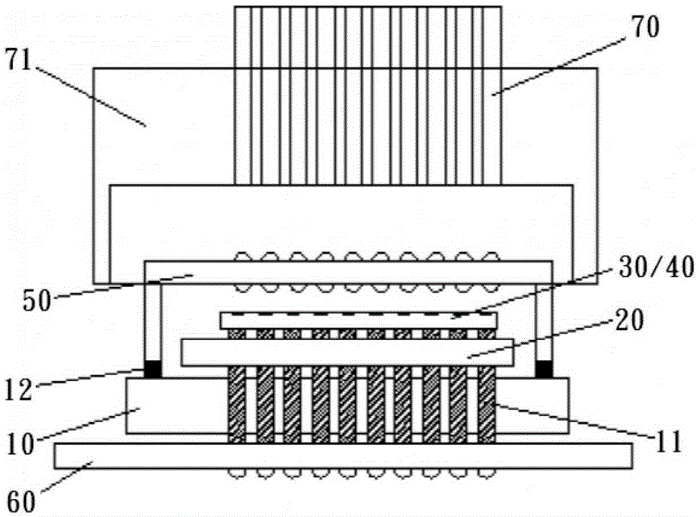 Airtight parallel transmission optical device