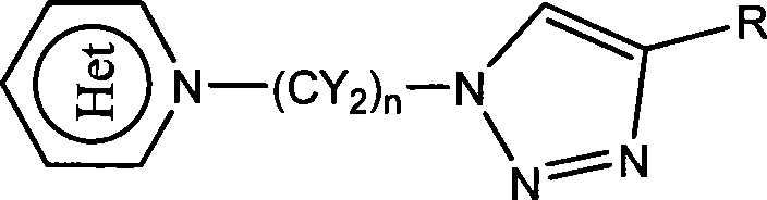 Heterocycle substituted triazole compound and synthetic method thereof