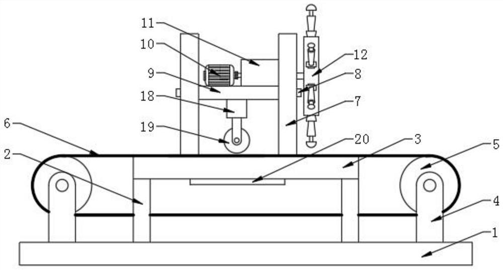 Food packaging carton adsorption folding and indentation device