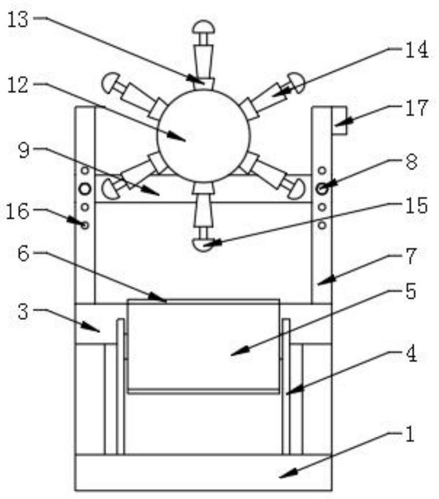 Food packaging carton adsorption folding and indentation device