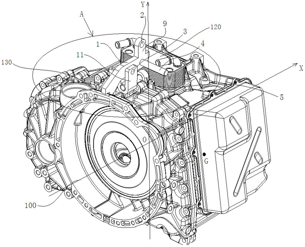 Transmission quick-loading spreader and transmission lifting structure