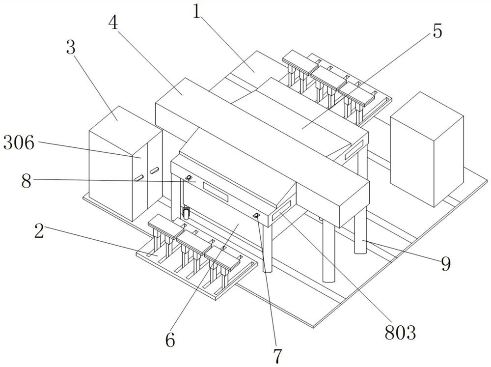 Assembly platform for furniture product production and operation method