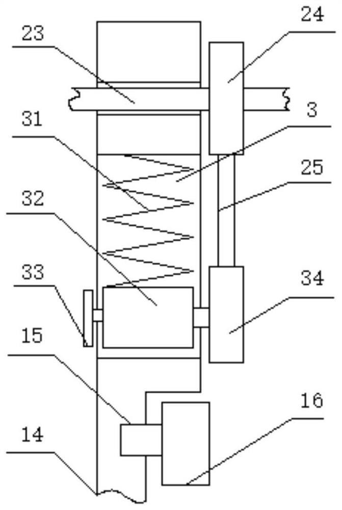 A cardboard automatic thin knife slitting device