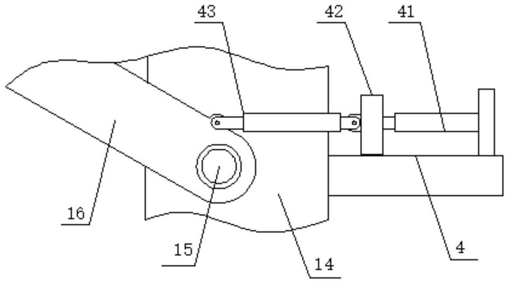 A cardboard automatic thin knife slitting device