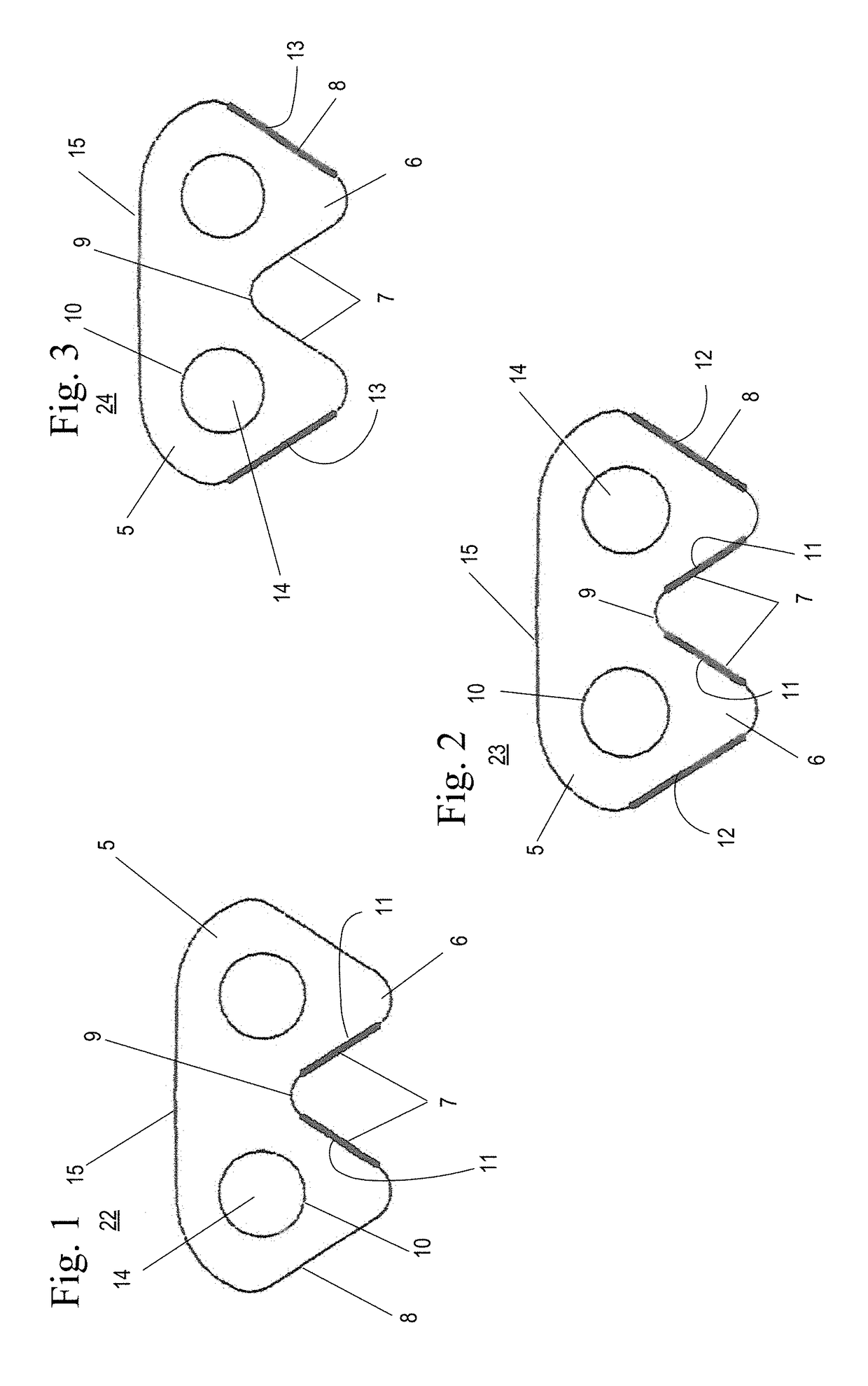 Tertiary chain lacing assembly