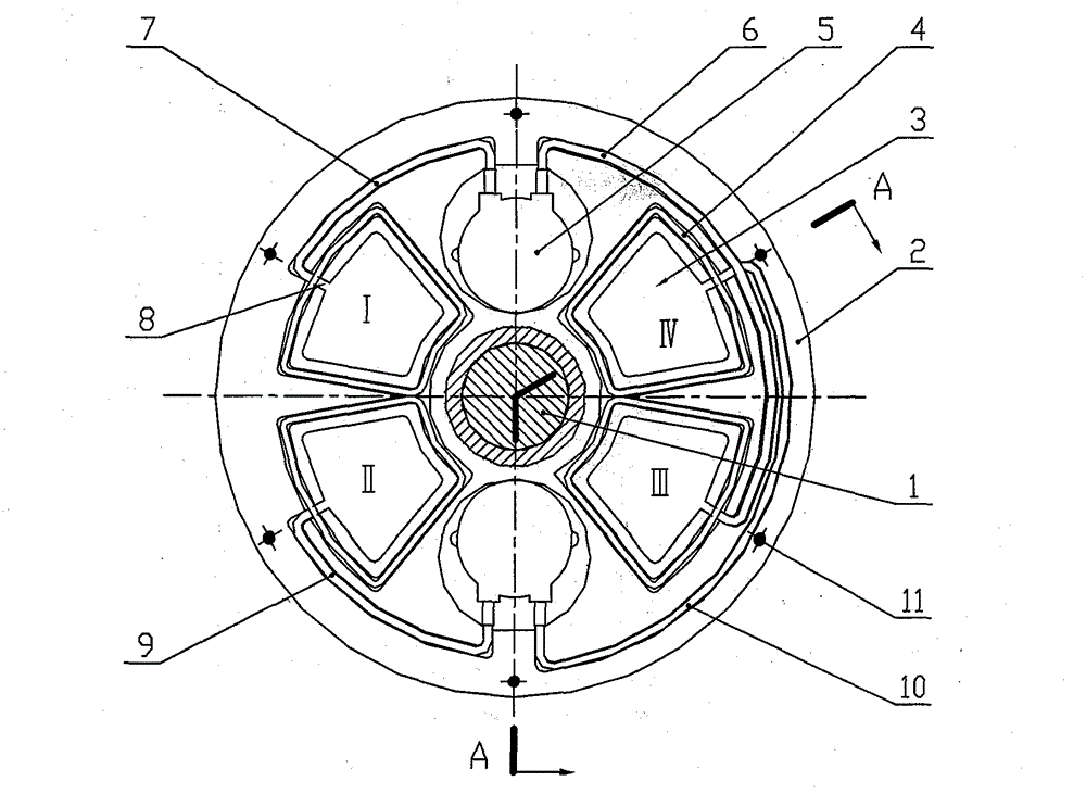 Online dynamic balance head of liquid type high-speed rotor and technological embodiment thereof