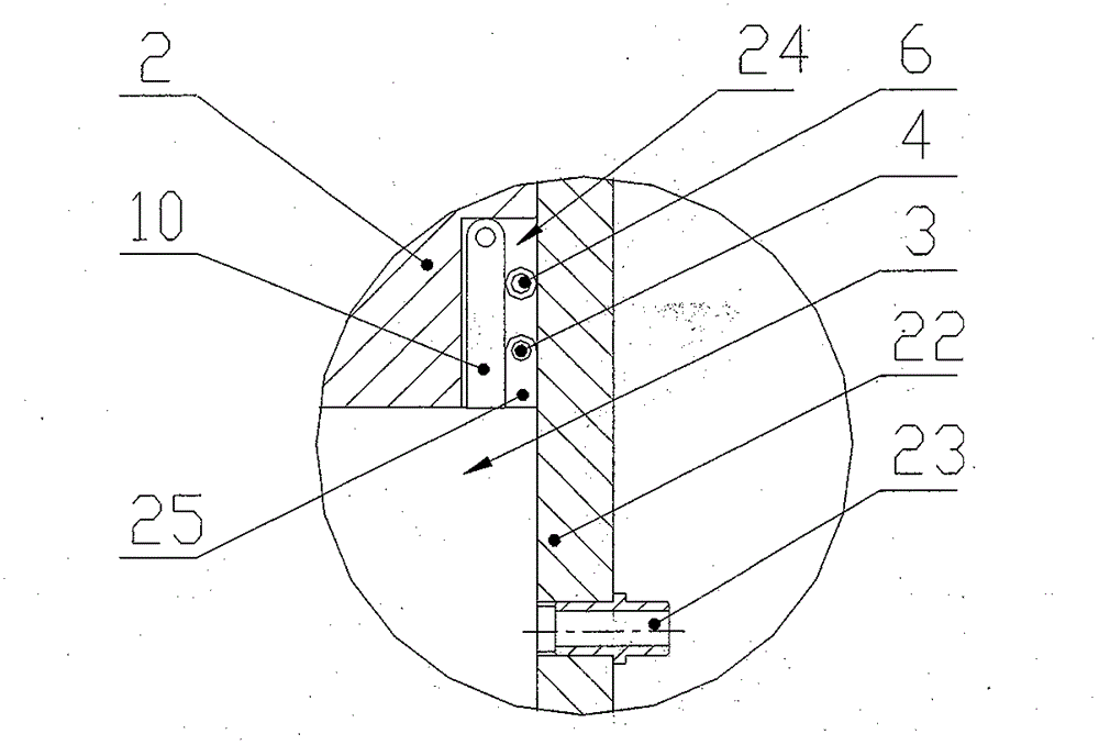 Online dynamic balance head of liquid type high-speed rotor and technological embodiment thereof