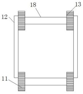 Scenic area fireproof navigation garbage can based on balance movement principle