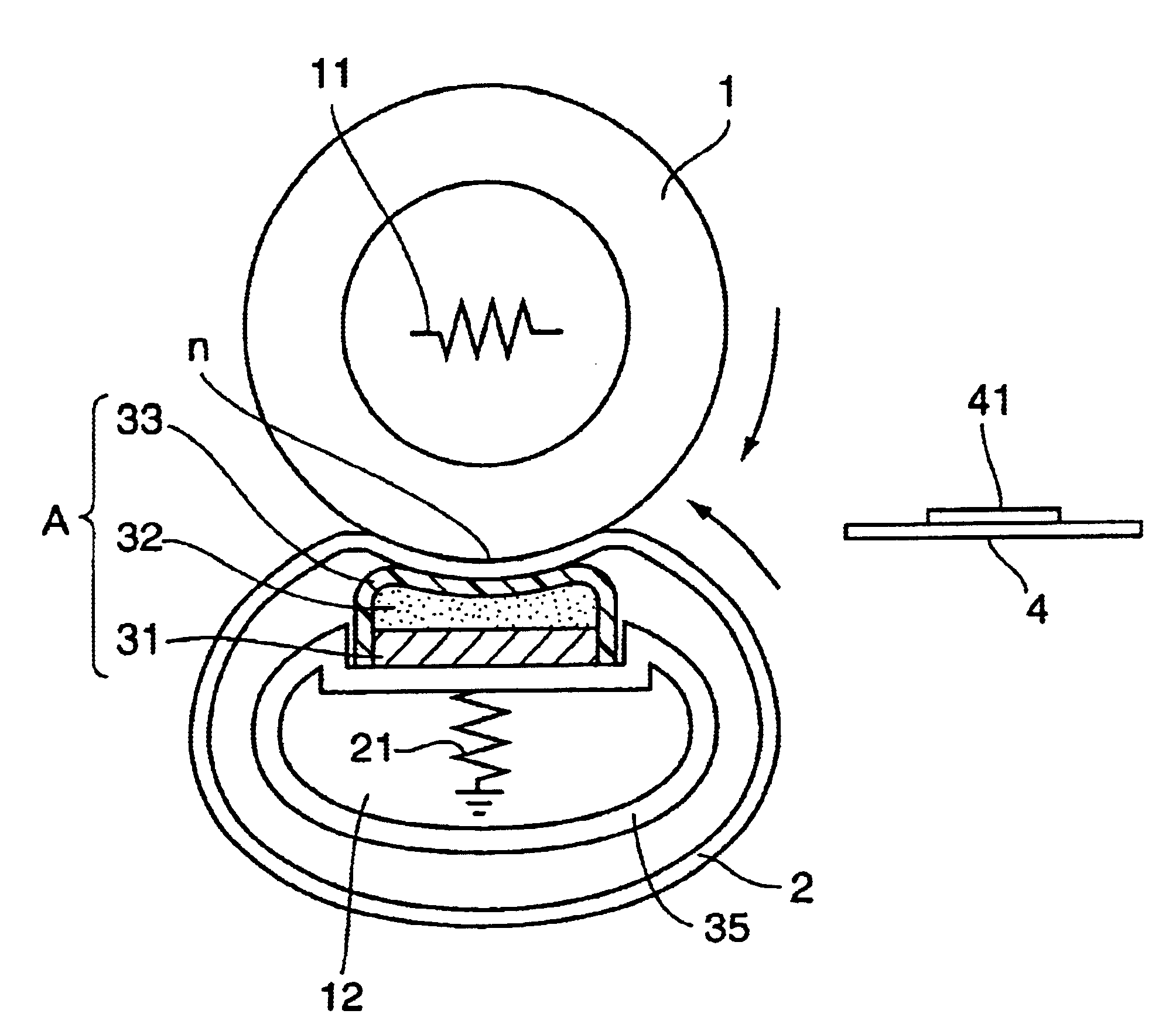 Sliding member for electrophotographic apparatus and fixing device using the same