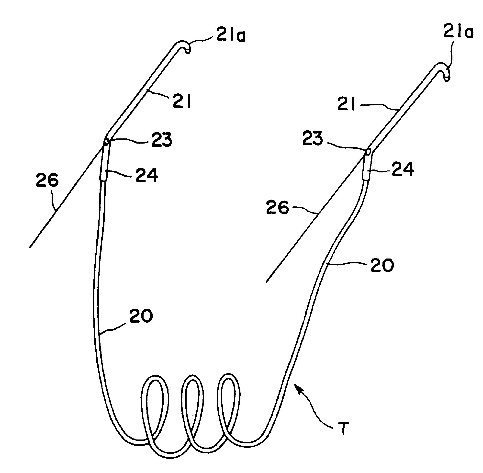 Nasolacrimal duct tube used for lacrimal duct reformation operation, and nasolacrimal duct tube instrument