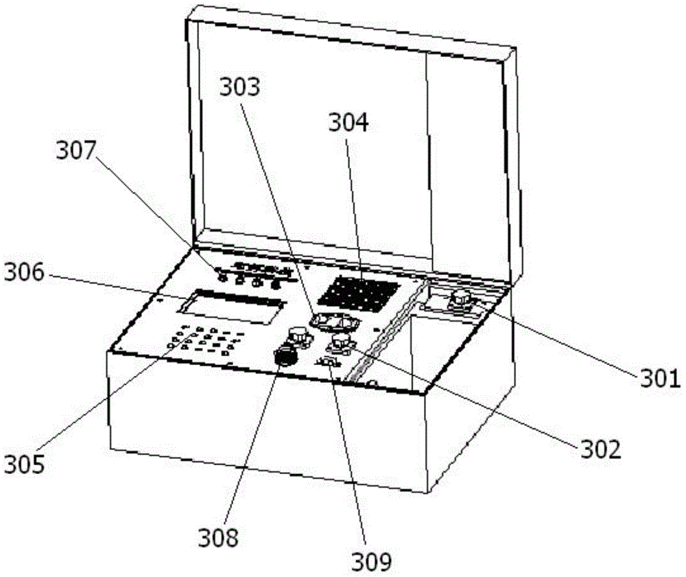 Portable communicated-hole numerically-controlled cutting machine