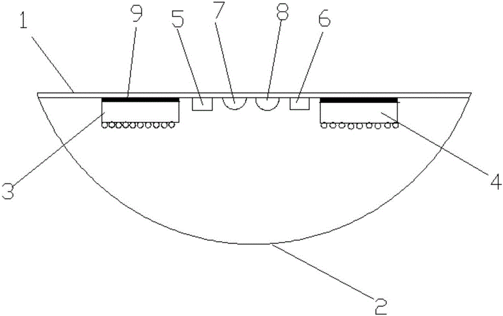 Brightness self-adjusting light emitting diode (LED) lamp