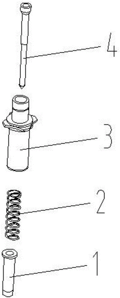 Integrated assembly machine of liquid shampoo gland