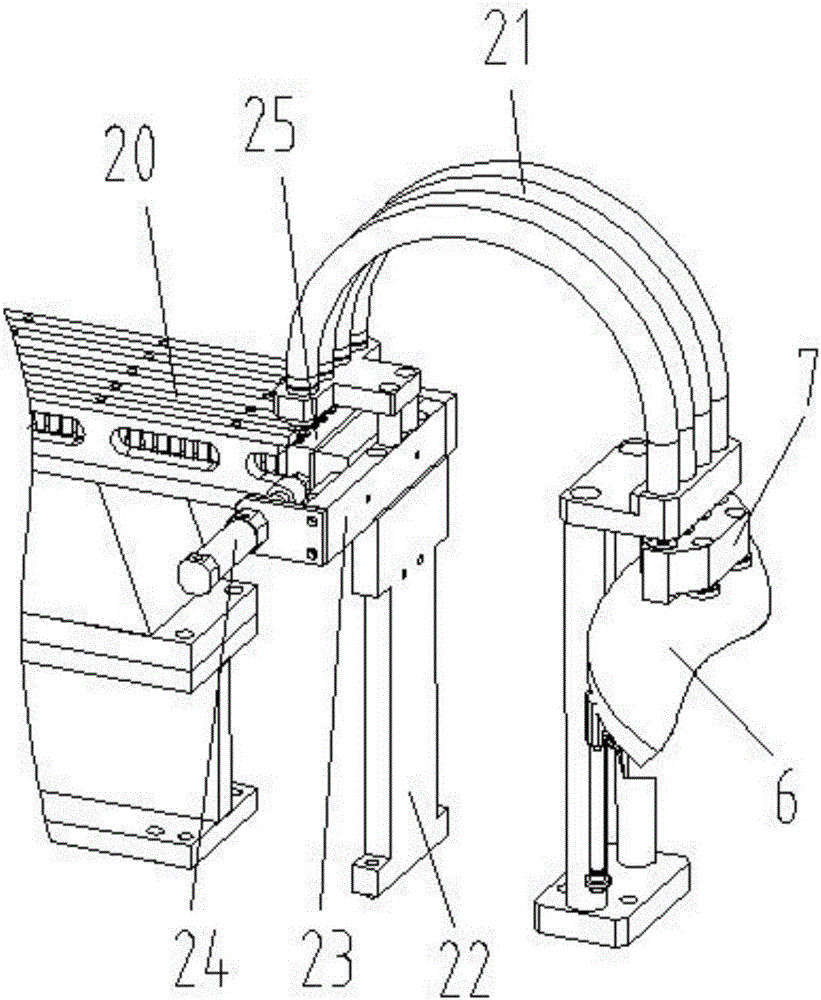 Integrated assembly machine of liquid shampoo gland