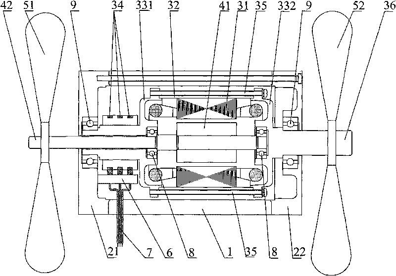 Permanent-magnetic wind driven generator