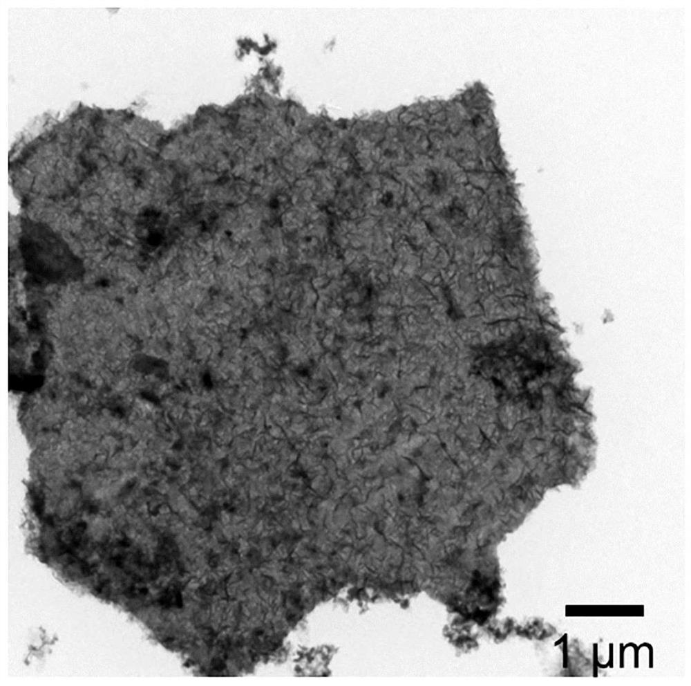 Co@N-C nanosheet with ultrathin hierarchical structure as well as preparation method and application thereof