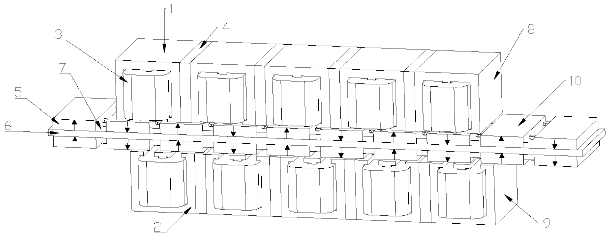 A dual mover modular permanent magnet linear motor capable of differential operation