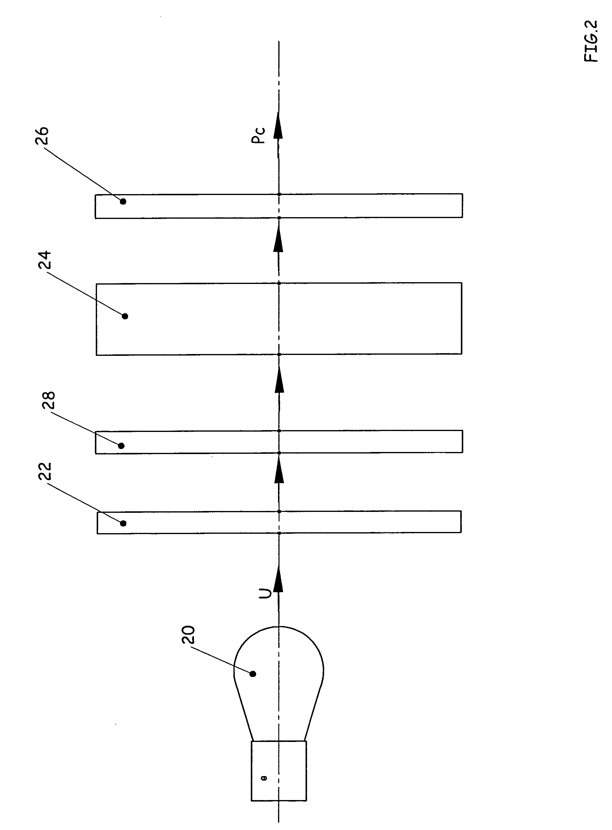 Optically active color filter