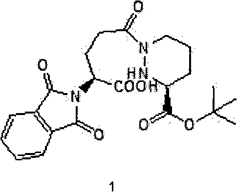 Antihypertensive drug cilazapril intermediate and preparation method thereof