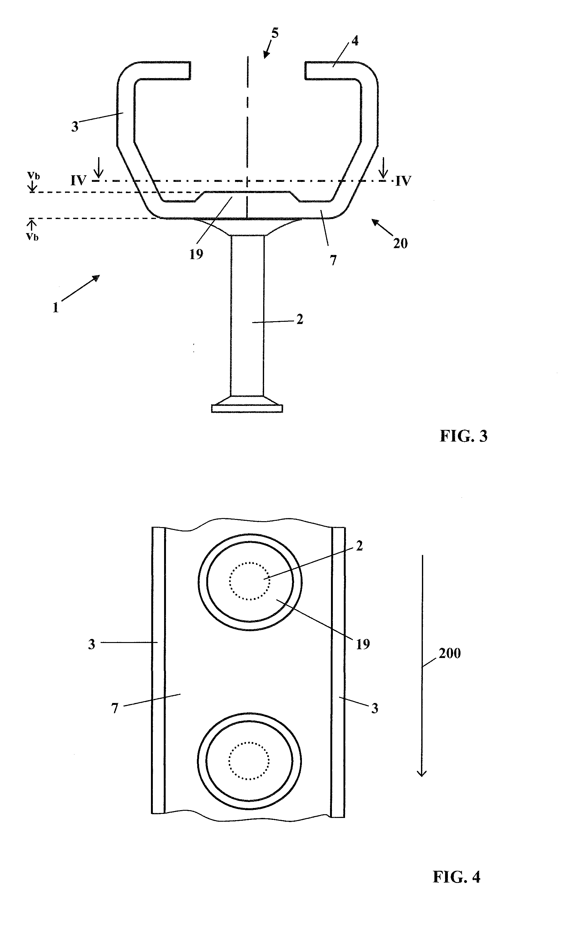 Anchoring rail for anchoring in concrete