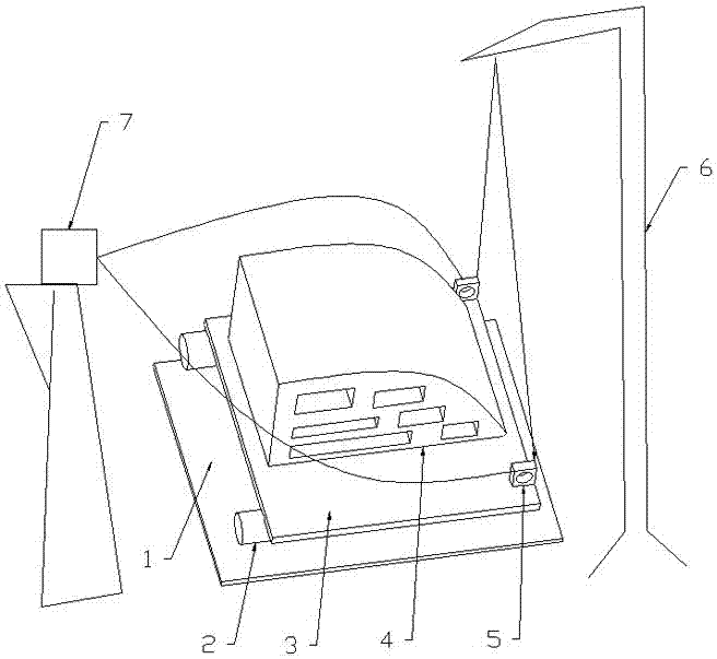 A kind of overweight ship turning over method in sections