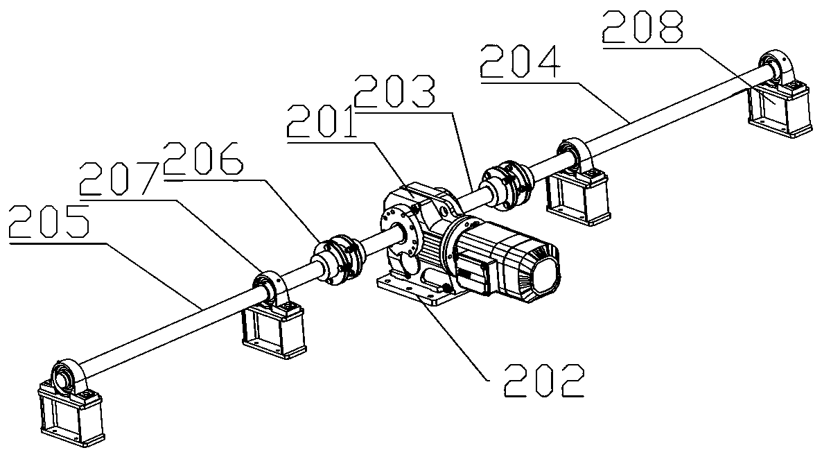 Full-automatic material pushing device