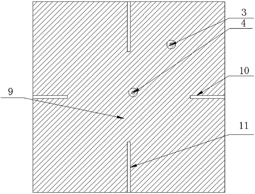 Nested type Koch fractal Beidou dual-frequency micro-strip antenna