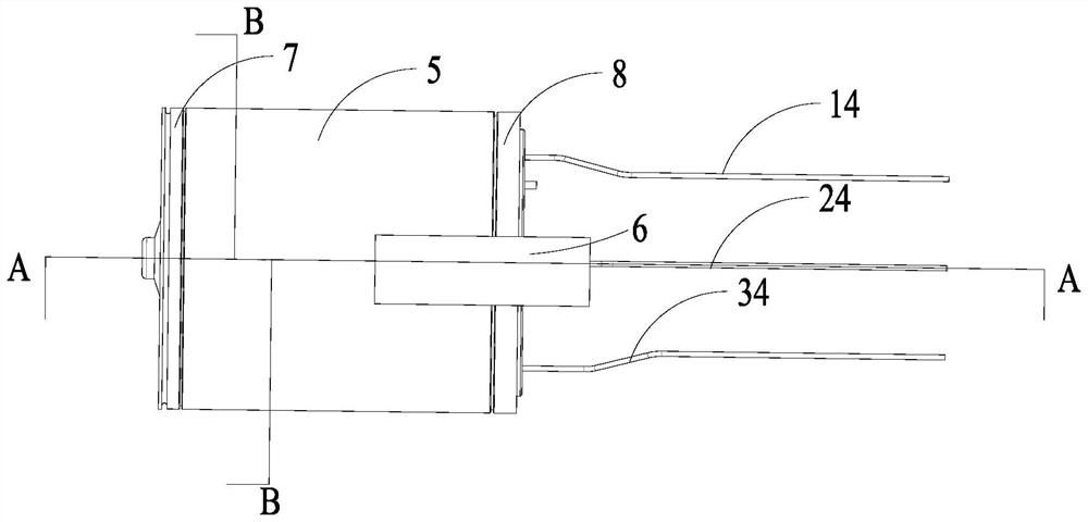 Multistage depressed collector structure of traveling wave tube and traveling wave tube