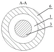 Reciprocating extrusion device and processing method for reinforced magnesium alloy tube