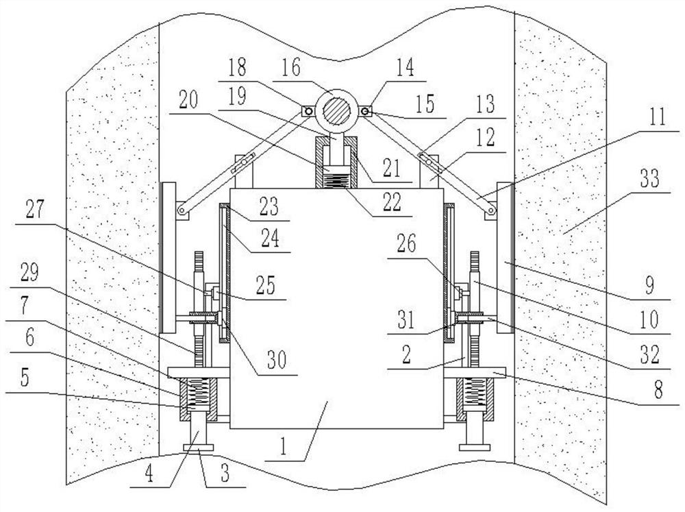 An anti-falling device for a building-type machine room-less elevator and its application method