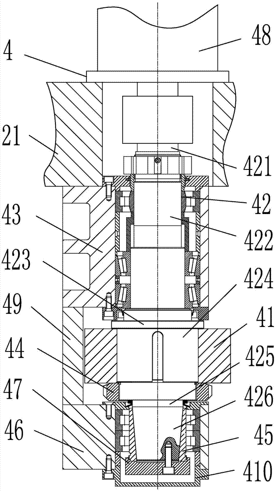 Bearing ring blank cold-rolling machine