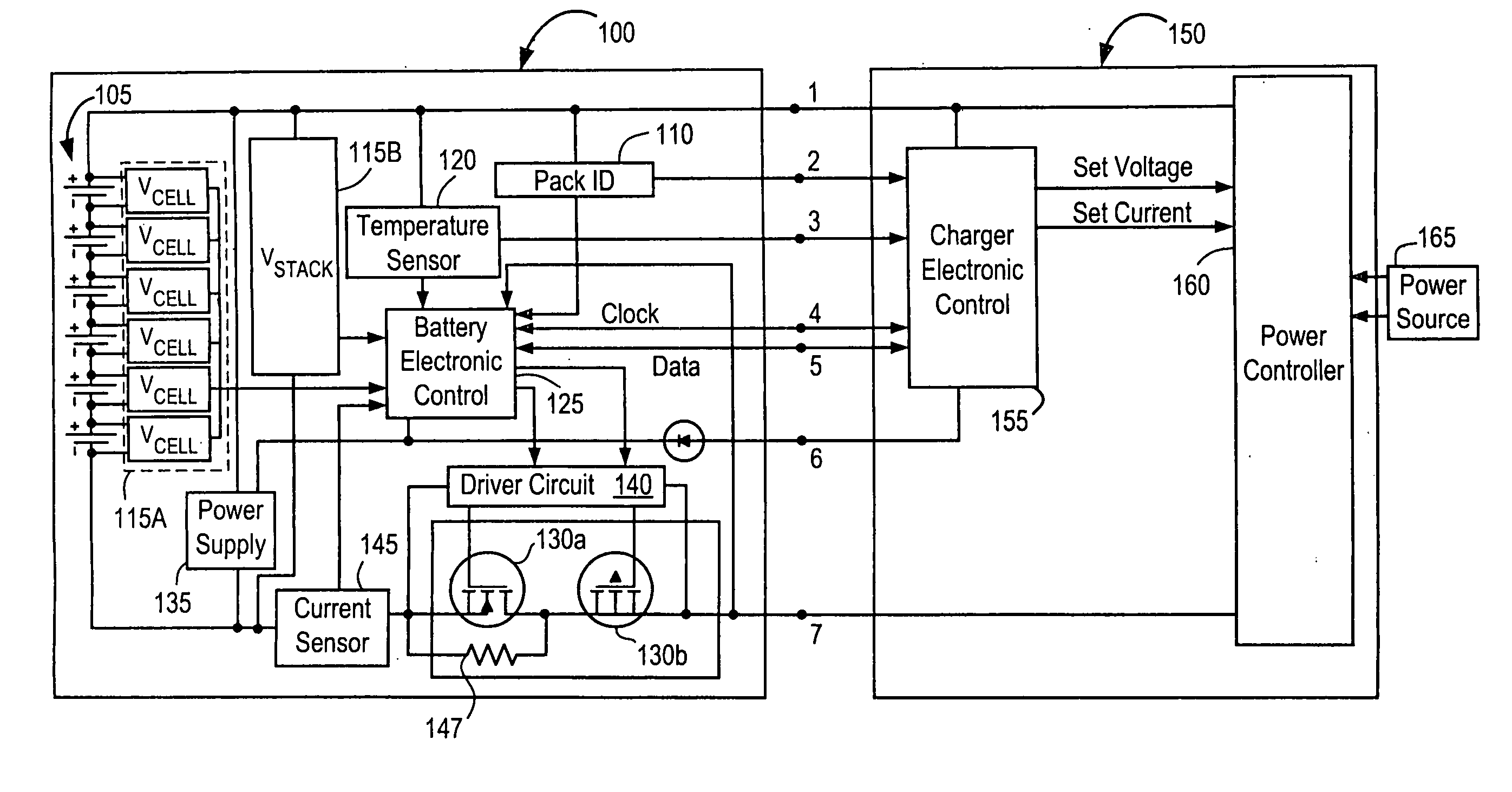 Protection methods, protection circuits and protection devices for secondary batteries, a power tool, charger and battery pack adapted to provide protection against fault conditions in the battery pack