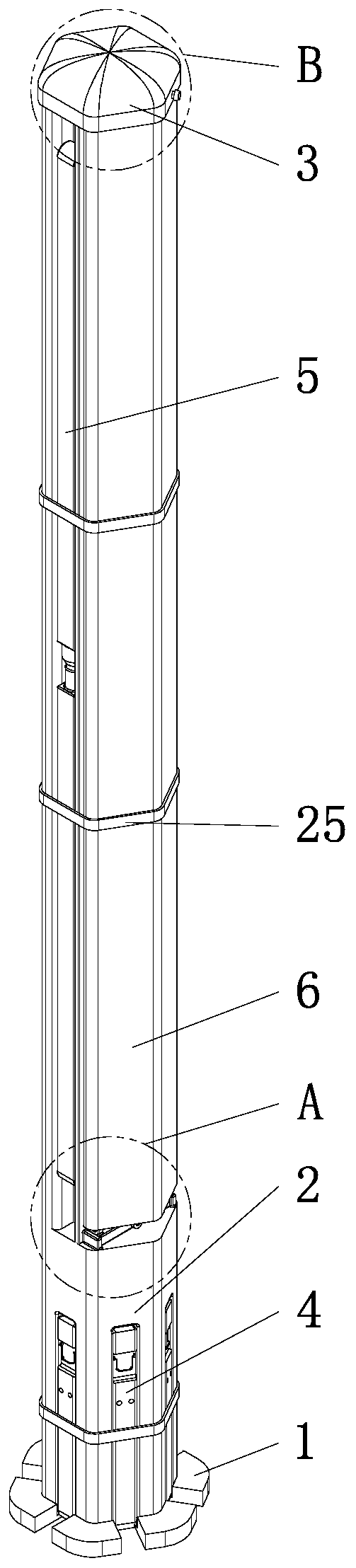 Protecting mesh railing