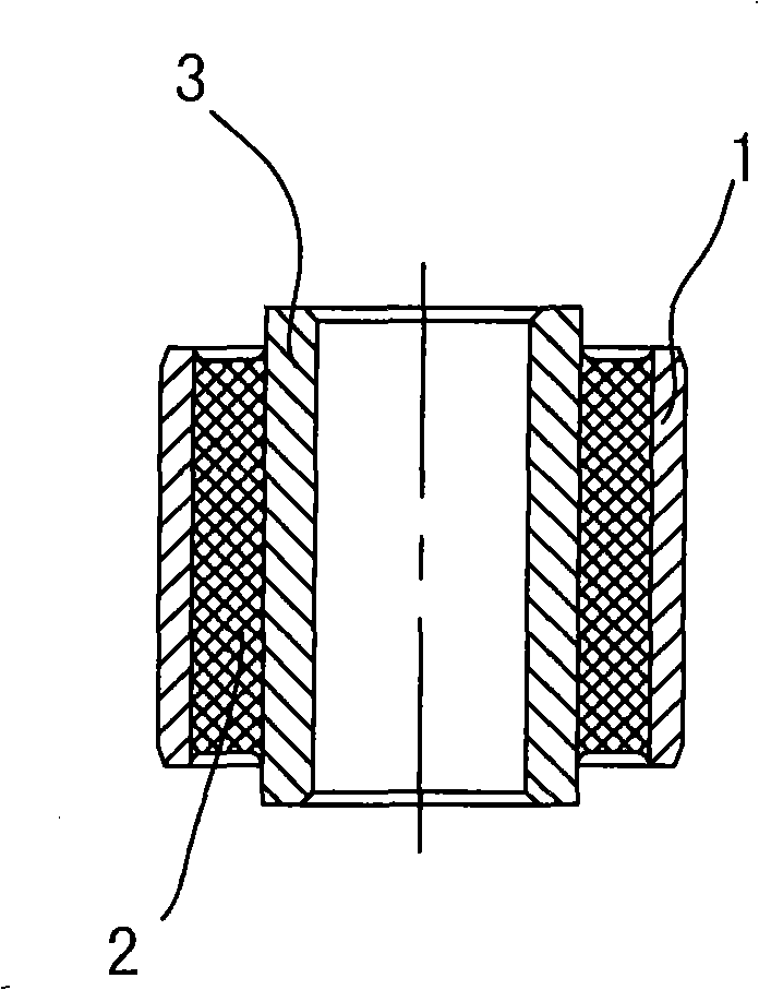 Processing method for improving anti-torsion ability of shockproof lining