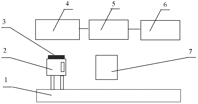 Device for simulating and measuring heat flux of continuous casting covering slag