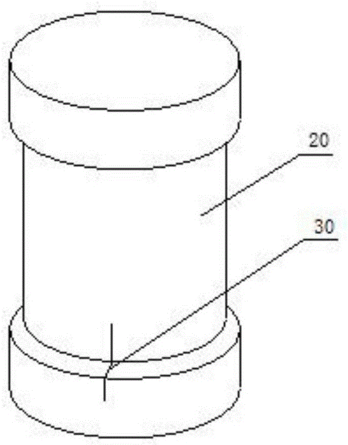 Automatic measuring system for oil gallery of bearing based on structured light and method