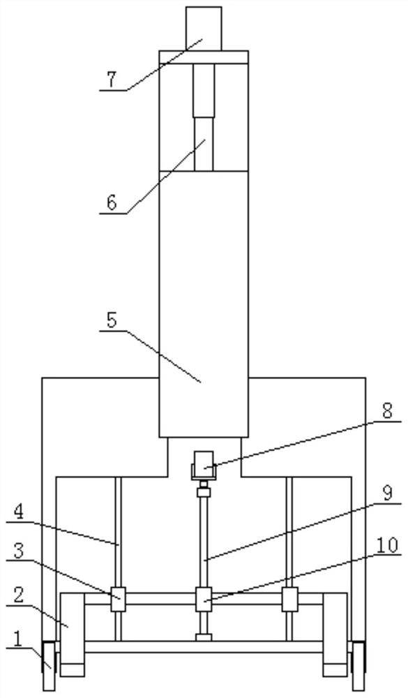 Honeysuckle trimming vehicle and trimming method thereof