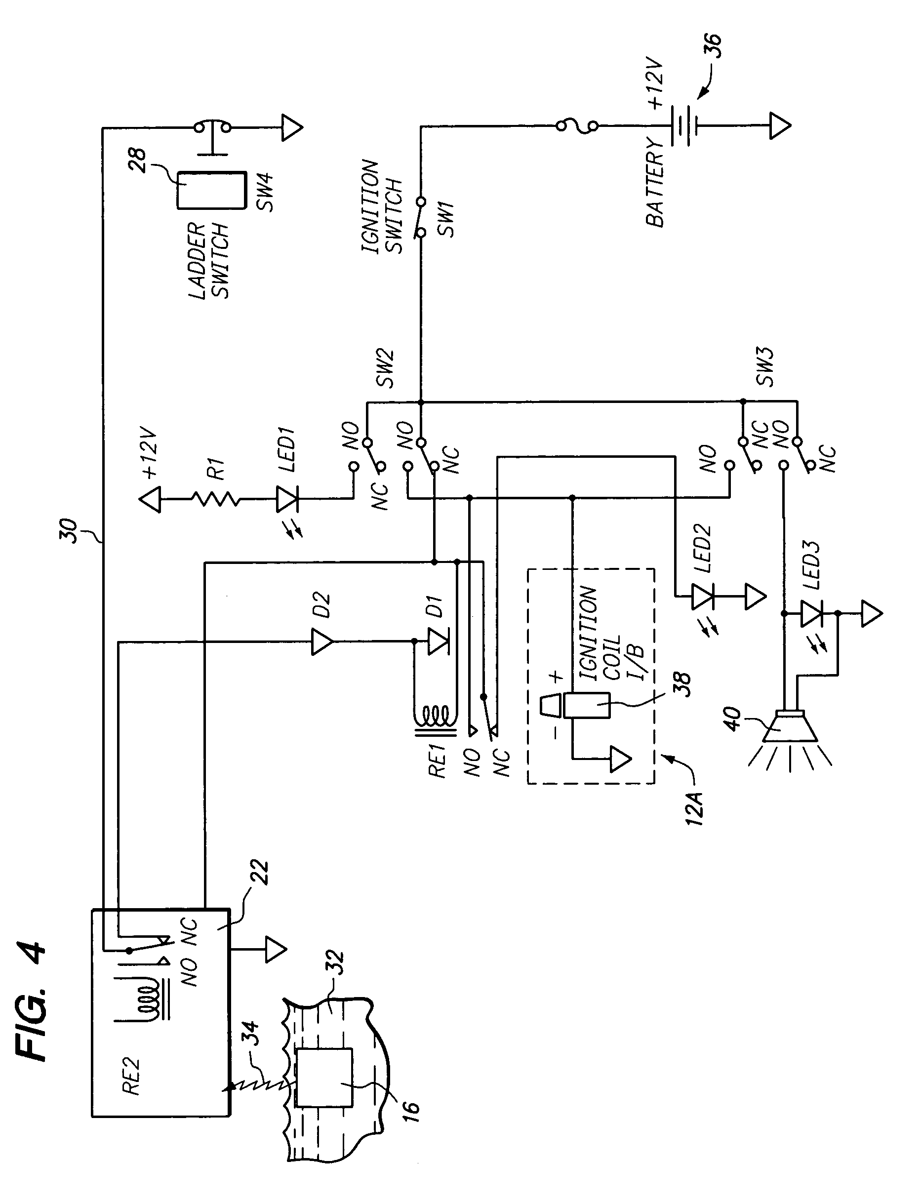 Marine engine stopping device