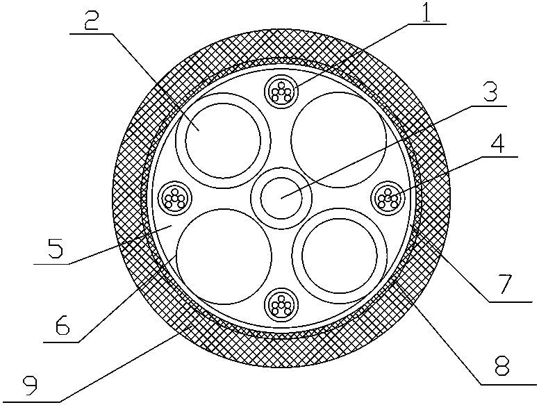 Photoelectricity integrated mixed cable for access network