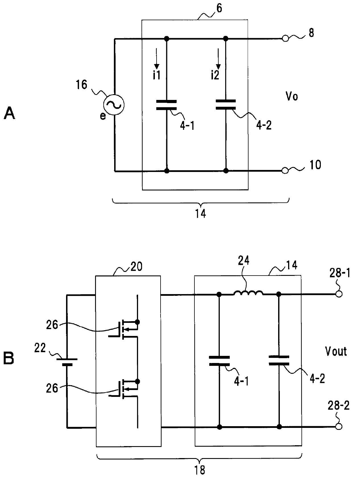 Electrolytic capacitor module, filter circuit and power converter