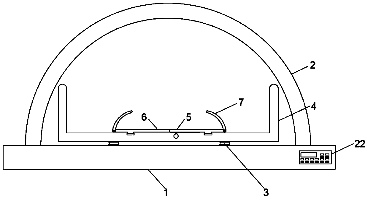 Auxiliary device for taking chest X-rays of children in imaging radiology department