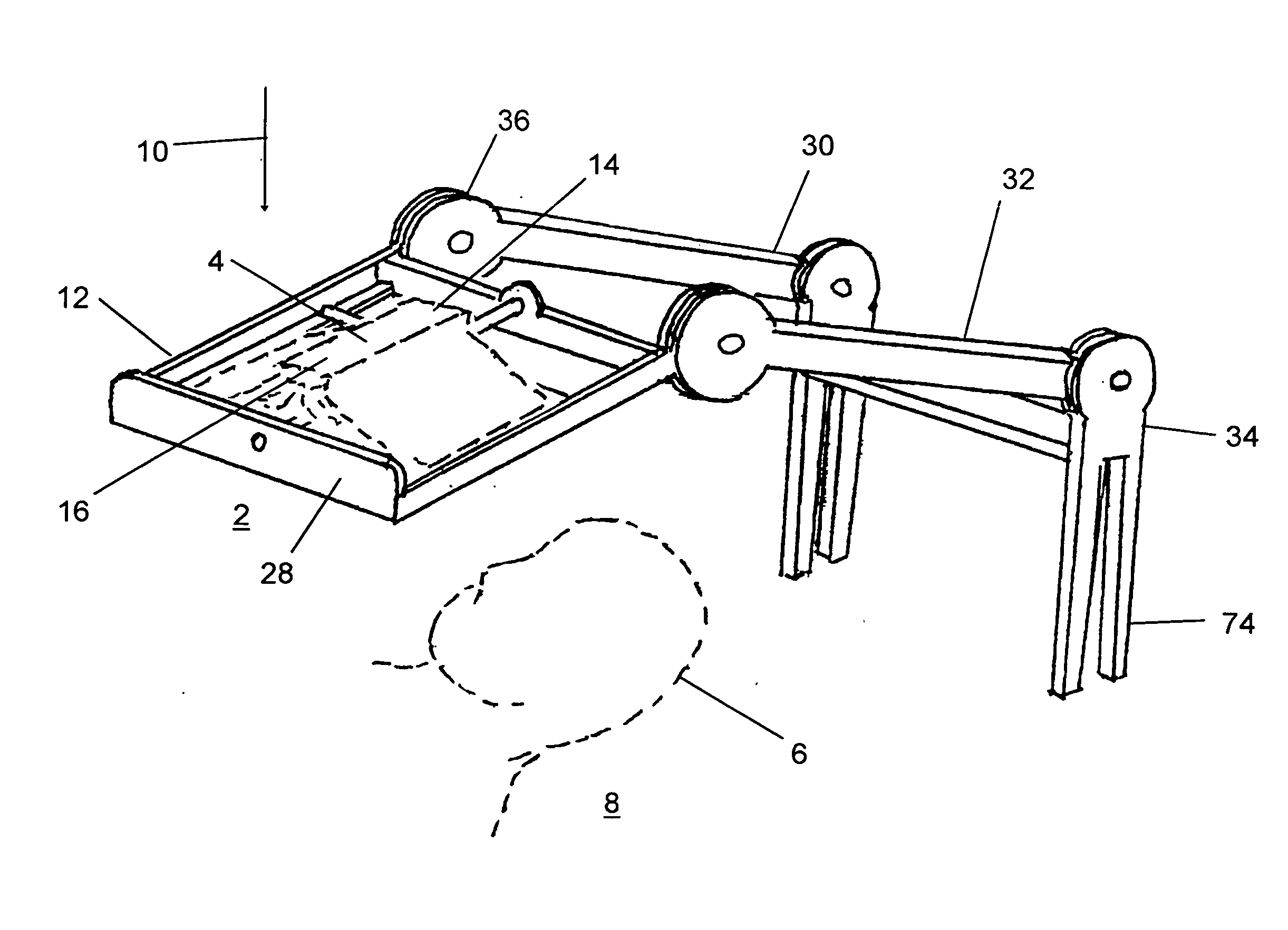 Holder for reading material