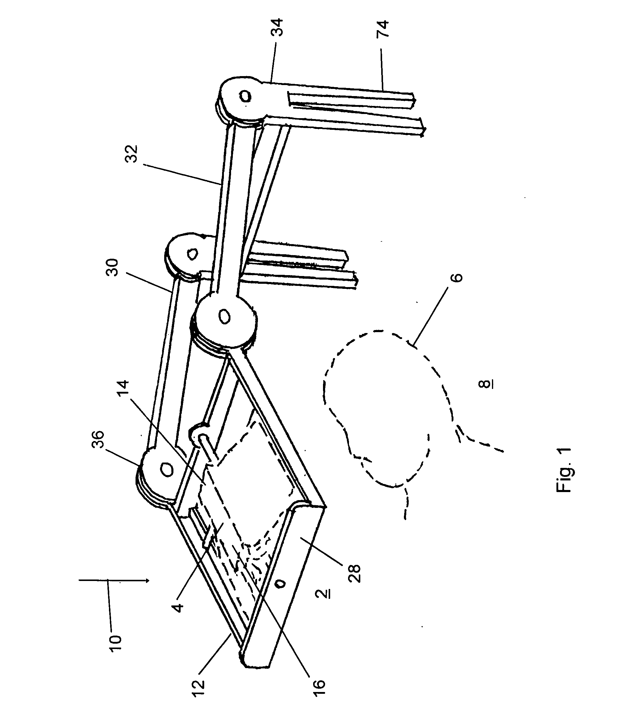 Holder for reading material