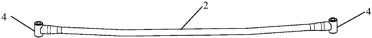 Structure for preventing rear axle stabilizer rod from loosening and having abnormal sound